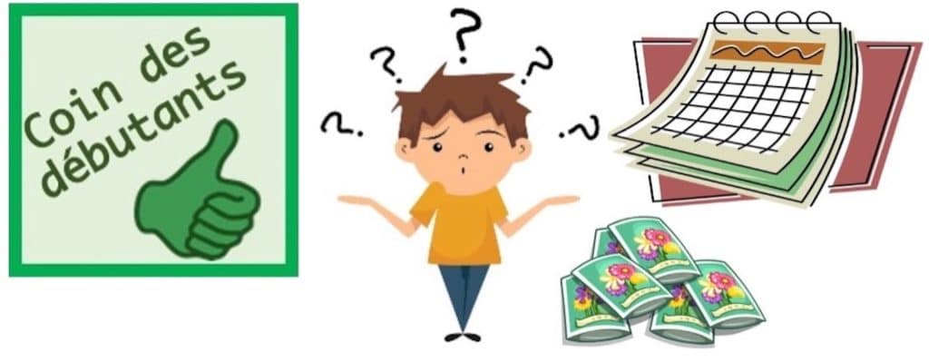 Garçon qui regarde des sachets de semence, mais qui ne sait pas quand les semer