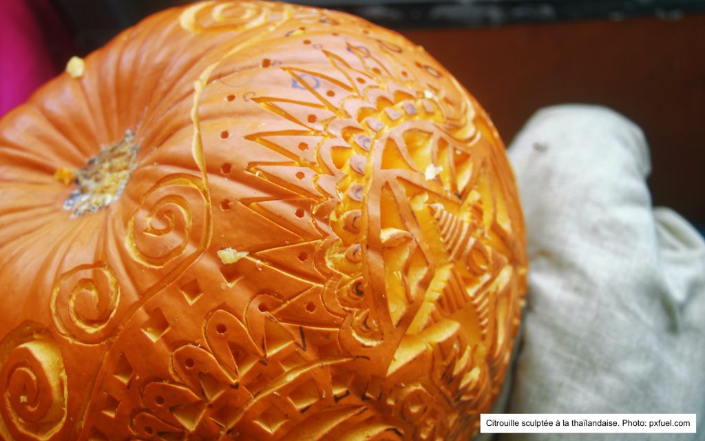 Citrouille sculptée