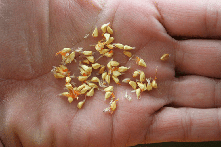 Planter des semences de rosier