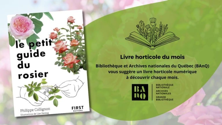 Le Petit Guide du rosier: livre horticole du mois BAnQ